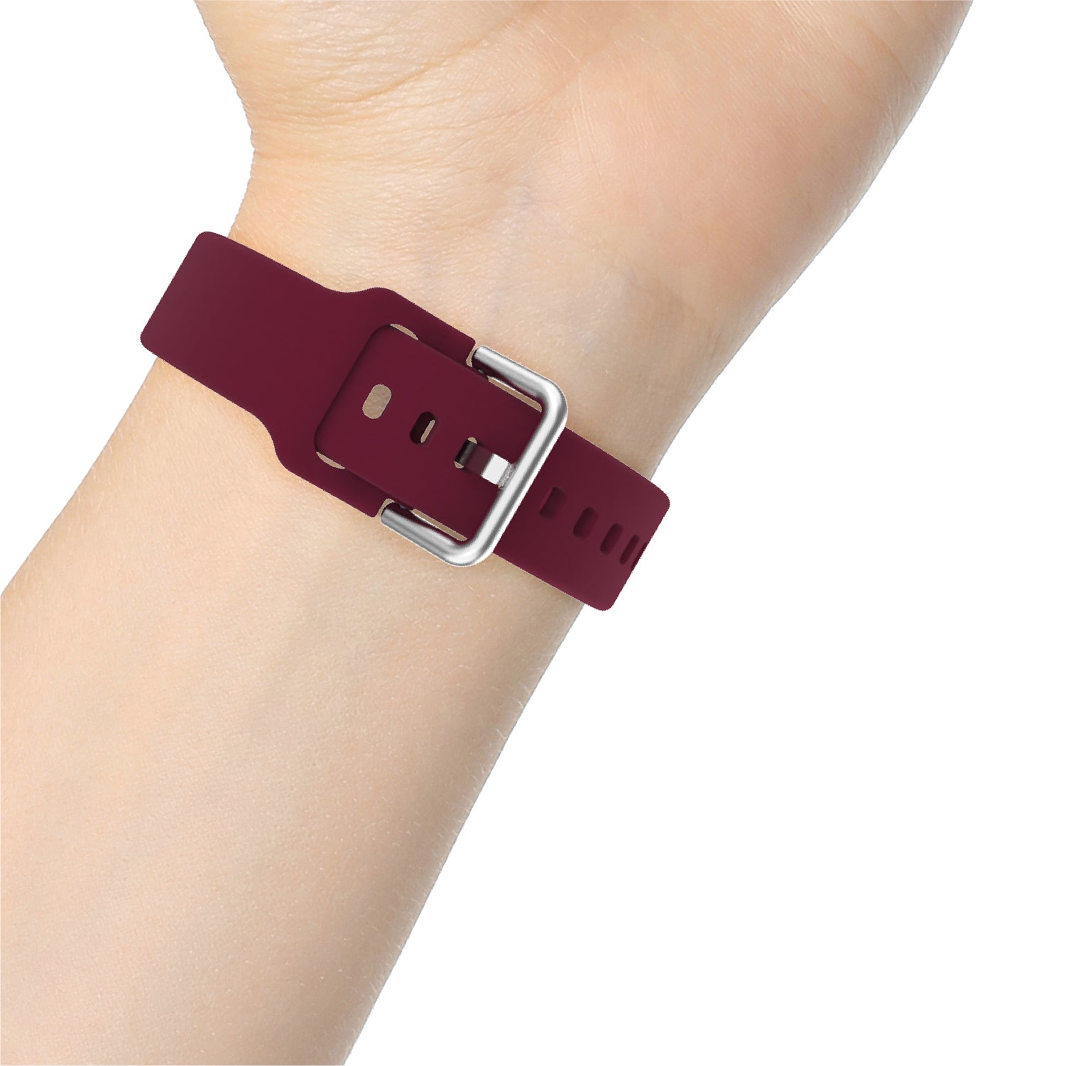 iTouch Air 3 40mm, Sport 3 & Sport Extra Interchangeable Strap: Merlot SIlicone affordable smart watch strap