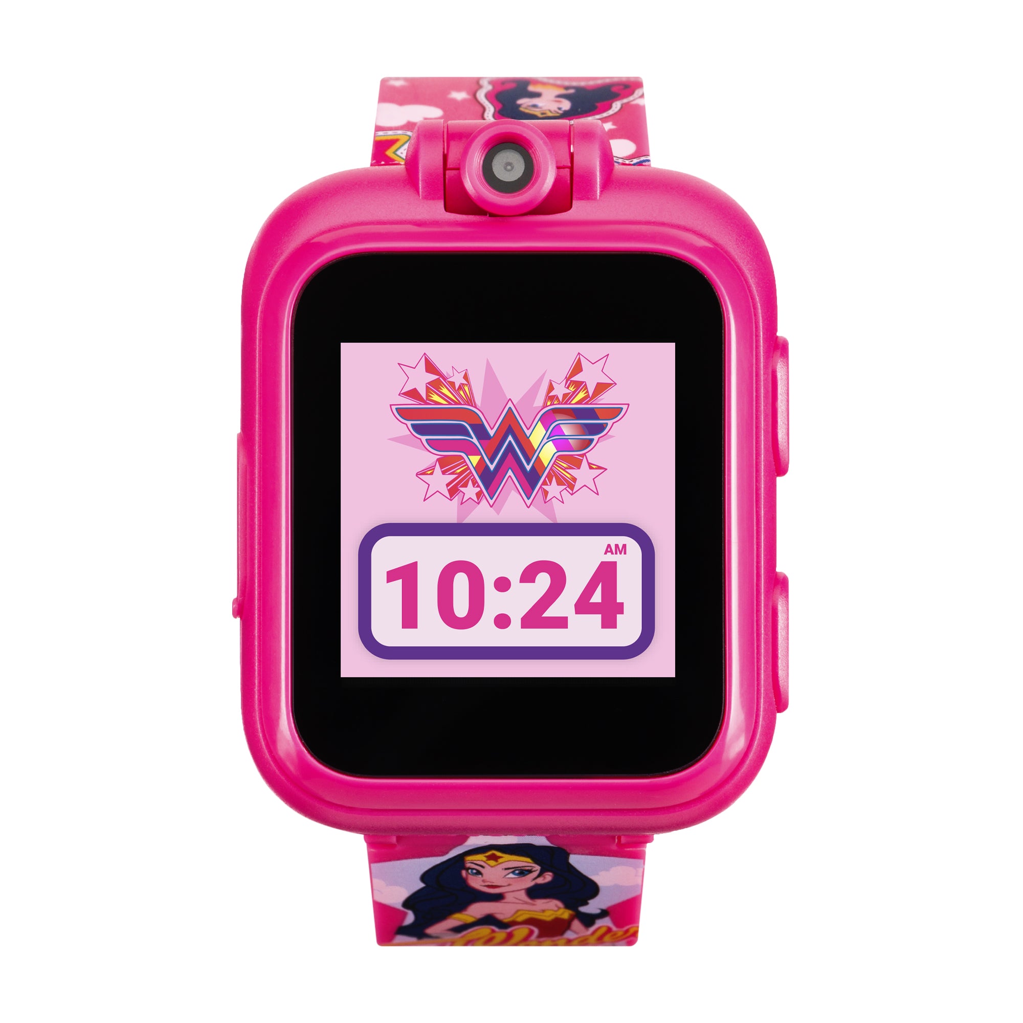 Wonder Woman Smartwatch for Kids by PlayZoom: Fuchsia affordable smart watch