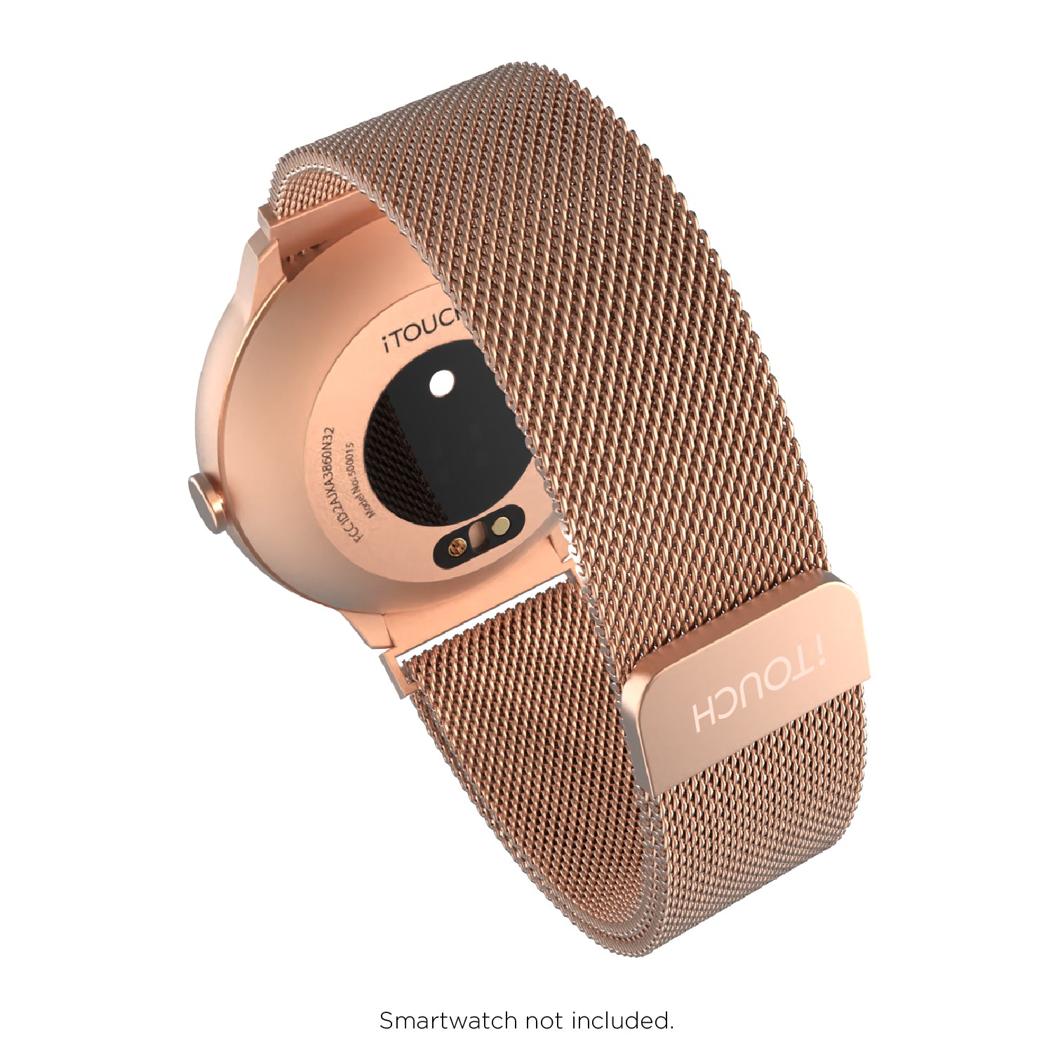 iTouch Air 3 40mm, Sport 3 & Sport Interchangeable Strap: Rose Gold Mesh affordable smart watch strap